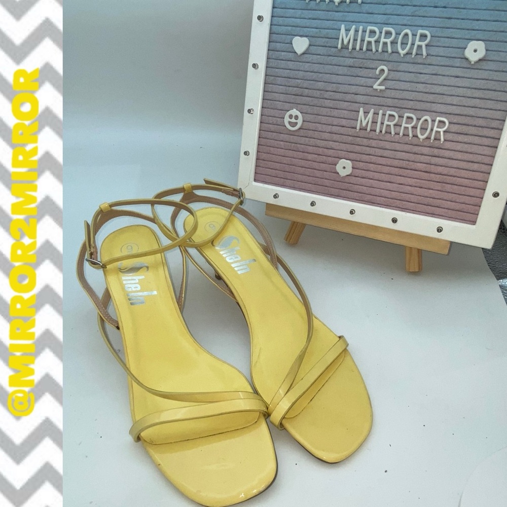 Shein Stylish Yellow Women's Sandals